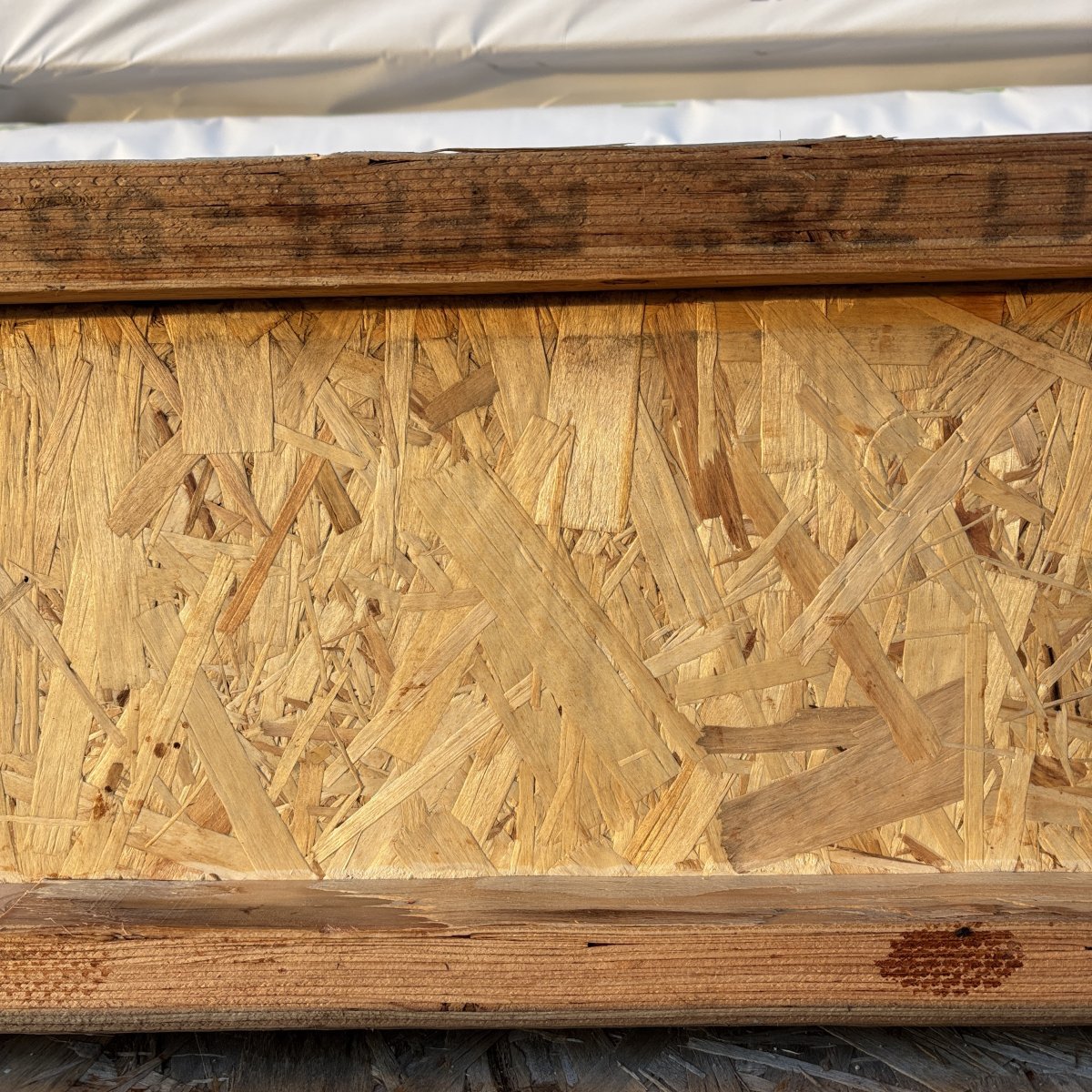 Manufacturer stamp visible on flange of RFPI-90 11-7/8 inch engineered wood I-joist