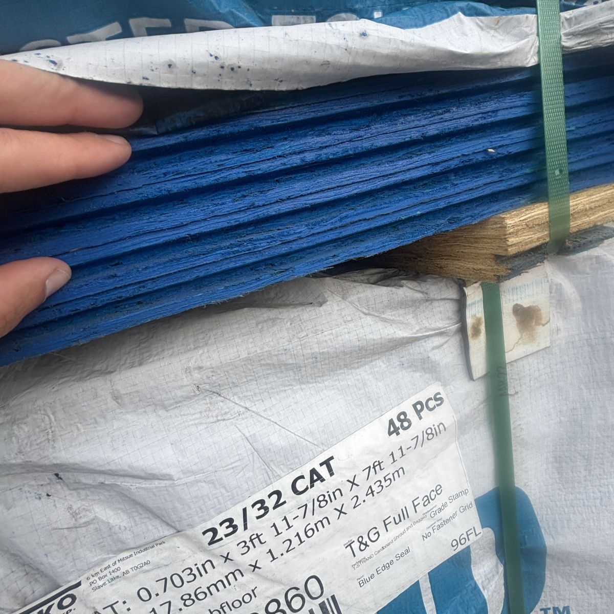 RFPI-20 I-joist bundle label