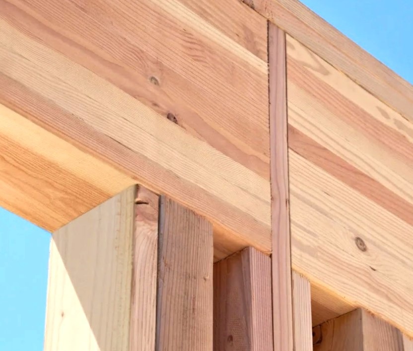 Glulam beams available through Dynamic Lumber Solutions Stockton CA distribution